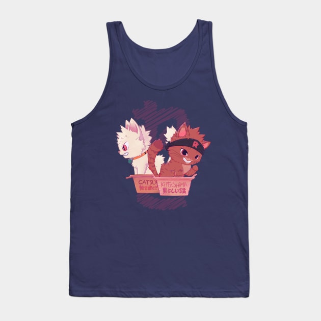 Kittybaku Tank Top by Susto